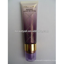 Airless cosmetic plastic soft packaging PE tube with pump